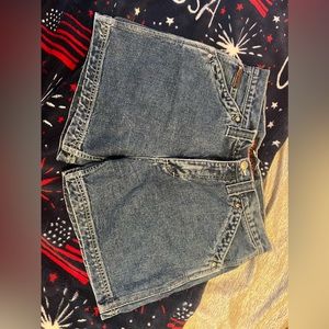 vintage 90s no excuses denim shorts
